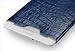 OCTOVO Genuine Leather Seamless Sleeve Case for Kindle (Fits 6" Display, 2nd Generation Kindle) - Navy Embossed