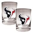 NFL Houston Texans Two Piece Rocks Glass Set - Primary Logo