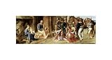 Adoration Of The Magi by Giorgio Giorgione. Art Print Poster 14 inches width by 7.5 inches height. Highest Quality Art Poster Print