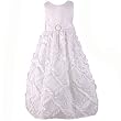 Toddler Little Girls WHITE RUFFLE Communion Dress Flower Girl 2T-12