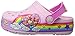 Crocs Kids' CrocsLights Rainbow Heart Light-Up Clog (Infant/Toddler/Little Kid/Big Kid), Ballerina Pink, 2 M US Little Kid