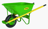 Tools & Hardware : Jeep Wheelbarrows WH6R 6 Cu. Ft. Wheelbarrow