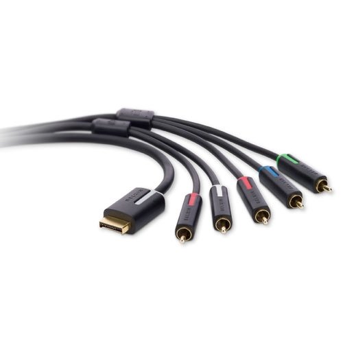 Belkin Component Gaming Cable for PS3 - Game console audio / video cable - component video / audio - PS3 AV connector (M) - RCA (M) - 8 ft