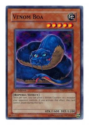 Yu-Gi-Oh! - Venom Boa (TAEV-EN016) - Tactical Evolution - 1st Edition - Common