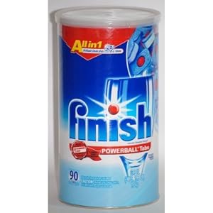 Finish Powerball Tab Dishwasher, Fresh Scent, 90 Count