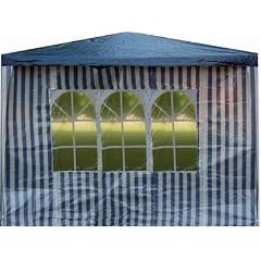 Seitenteile mit Fenster f�r Pavillon Pavillion in Blau 2 St�ck