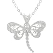 Sterling Silver Butterfly Necklace