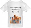 WHEN I GROW UP I WANT TO VISIT MOSCOW - BigBoyMusic Toddler Designs - White Toddler T-shirt