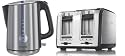 PHILIPS 1.7 LITRE STAINLESS STEEL JUG KETTLE (HD4671) & 4 SLICE TOASTER (HD2648) COMBINATION SET