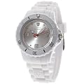 Detomaso - DT3007-A - Colorato - Montre Femme - Quartz Analogique - Cadran Blanc - Bracelet Silicone Blanc