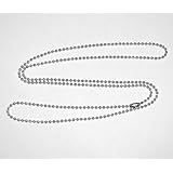 10 Stainless steel 30 inch military ball chain (dog tags) necklace