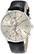 Kenneth Cole #KC1779 Men's Round Leather Strap Chronograph Watch