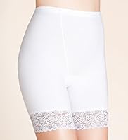 Cool Comfort Cotton Rich Light Control Daisy Floral Lace Thigh Slimmer
