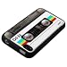 IPHONE 4 4G RETRO CASSETTE SILICONE CASE - BLACK