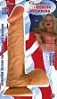 Nasstoys 8" Vibrating All American Whopper with Balls Dildo