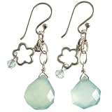 EXP Handmade Agate & Sterling Silver Earrings