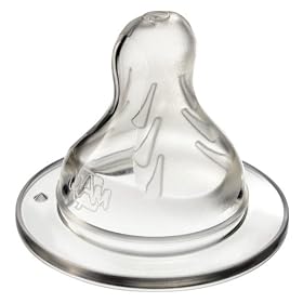 Sassy MAM BPA Free Silicone Nipples Medium Flow, 2-Pack