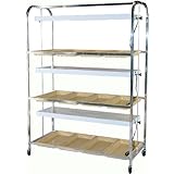 Growers Supply Company Lite Cart, 3 Shelves, 3 Fixtures