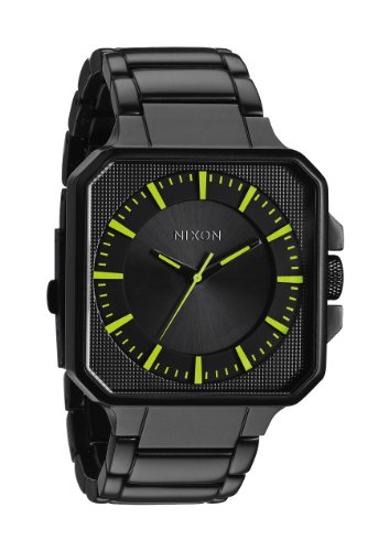 Nixon Platform Watch - Men's All Black/Lum, One Size