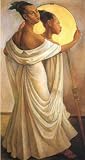 Oil Painting: Portrait of Ruth Rivera: Diego Rivera Hand-Painted Art