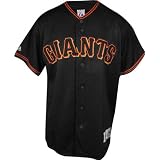 San Francisco Giants Away Black MLB Replica Jersey