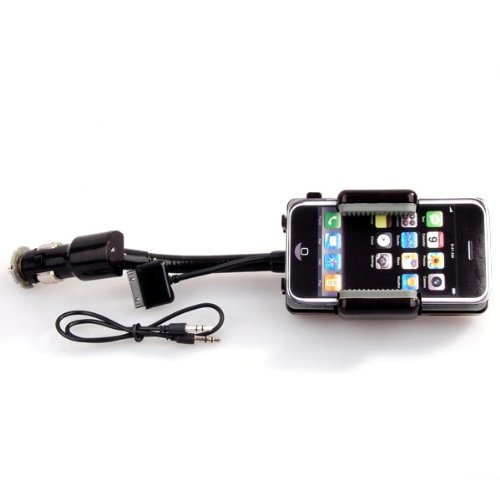 BestDealUSA FM Transmitter With Holder For Apple iPhone, iPod BestDealUSA FM Transmitter With Holder For Apple iPhone, iPod