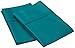 Cotton Blend Soft, Wrinkle Resistant 2-Piece Standard Pillowcase Set, Solid Teal