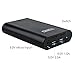 Tomo V8-4 Portable Extra LCD Display 18650 USB Battery Charger Power Bank with 4 Slots For iPhone Samsung HTC iPad (Black)