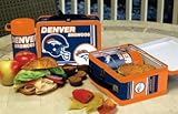 DENVER BRONCOS NFL Football Metal LUNCHBOX Lunch Box w/ Thermos New gift