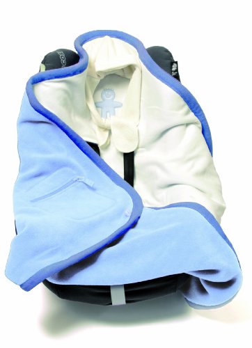 Baby Boum Polstar Car Seat/stroller Blanket (powder Blue) Picture