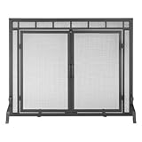 Minute Man Minuteman Intl. Single Panel Mesh Fireplace Screen with Doors