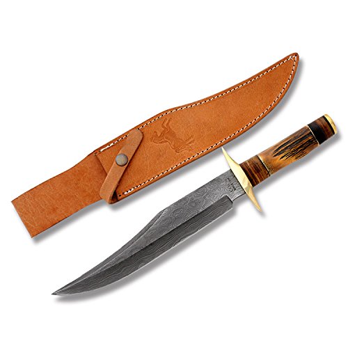 Colt Bandit Bowie Damascus Knife