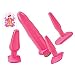Anal Alicia Pink Anal Training Kit - Vibrator Dildo Butt Plugs Sex Toy & Original Artwork Chinese Love Spell Symbol Pocket Card Gift Set