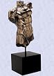 male form statue home garden bust torso art sculpture (Digital Angel Decor)