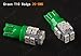 YITAMOTOR 4 X T10 20 SMD LED Side Wedge Vivid Green Light Bulb 12V W5W 2825 192 194 168