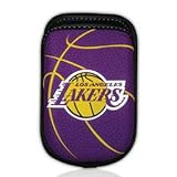 Los Angelas Lakers NBA Universal Cell Phone Case Pouch for Motorola LG Samsung Sony Ericsson Sanyo, Fits Most Flip and Bar Phones w/ Swivel Belt Clip