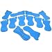 12 Toe Ring Foot Foam Display Body Jewelry Case Blue