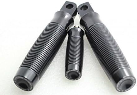 Rough Crafts Black Rough Crafts Foot Peg + Shifter Peg for Harley Davidson Sportster Dyna Models