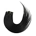 Emosa Luxury Remy Clip in Human Hair Extensions #1 Jet Black