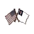 USA Flag and Christian Flag Lapel pin