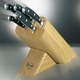 Sanelli 990055 Oak Wood Block 5 Pc