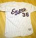Tony Armas Jr. (Montreal Expos) Game Used autographed Baseball Jersey
