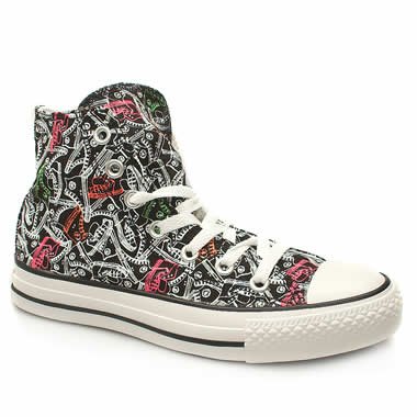 Converse All Star Hi Red Emoticonz