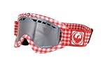 Dragon DXS Womens Snow Goggles - Red Gingham Frame/Ionized Lens/Red Gingham with Patch Strap