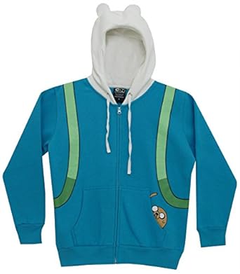 Adventure time finn hat hoodie Clearance