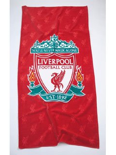 Zap Liverpool Red Crest Printed Towel