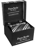 Pierre Roche - Luxury Mens Matching Tie Handkerchief and Cuff Link Boxed Gift Set