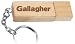 Engraved Wooden USB Flash Drive 8 GB with chain - Engraved name Gallagher