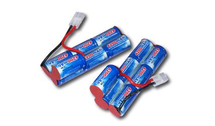 41mTL%2B%2B7p0L A Pair of Tenergy 8.4V 4200mAh NMH Battery Packs for RC Truck EMaxx