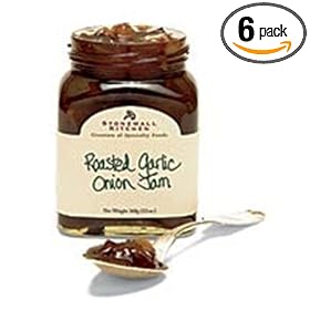 Stonewall Kitchens Roasted Garlic and Onion Jam 13-Ounce Jars (Pack of 6) by Stonewall Kitchens